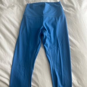Lululemon blue Nile wunder under leggings size 4
